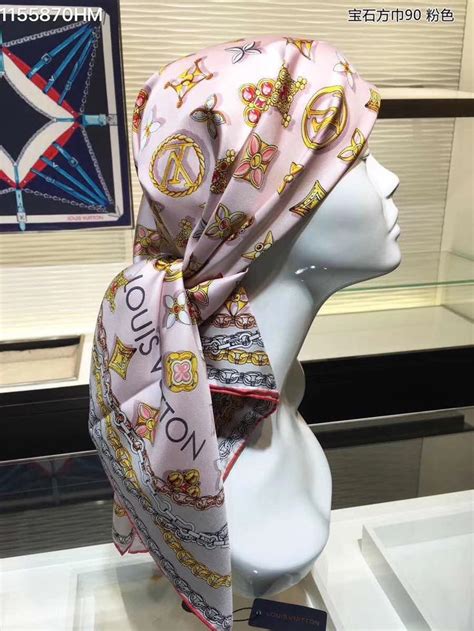 Louis Vuitton head scarf women